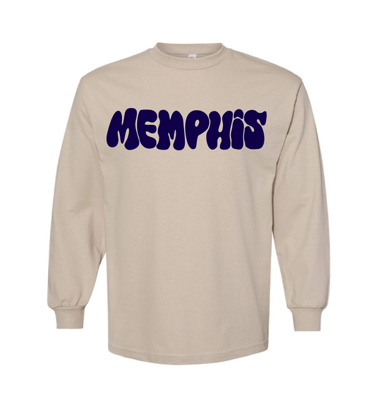 Choose901 Bubble Print Long Sleeve Tee