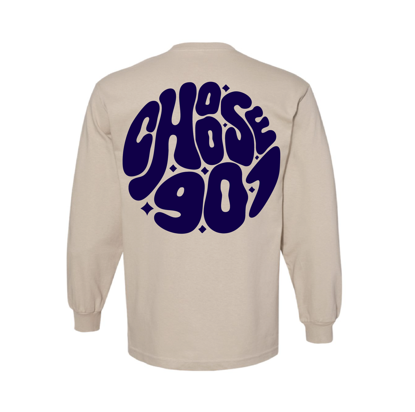 Choose901 Bubble Print Long Sleeve Tee