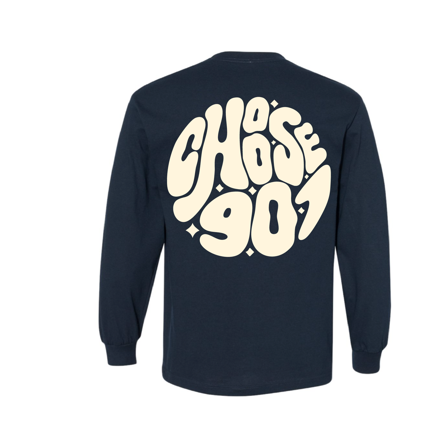Choose901 Bubble Print Long Sleeve Tee