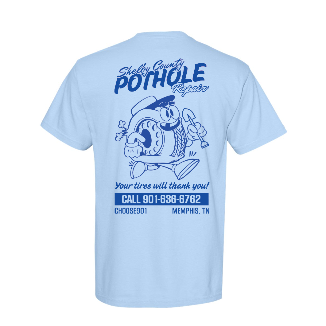 Pothole Repair 2.0 Short Sleeve Tee – Choose901 Merch Shop