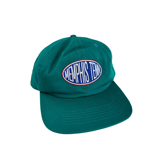 Gas Station Memphis Hat with "Memphis" embroidered on the front from Choose901 Merch Shop.