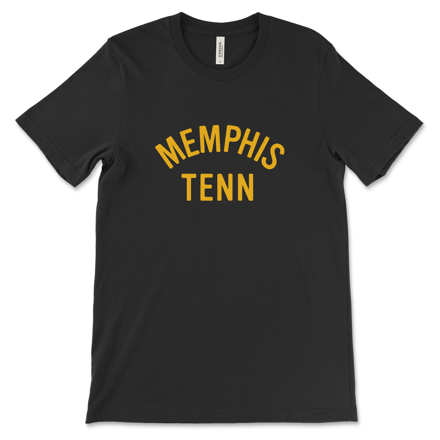 Black MEMPHIS TENN TEE with "Choose901 Memphis" text in yellow.