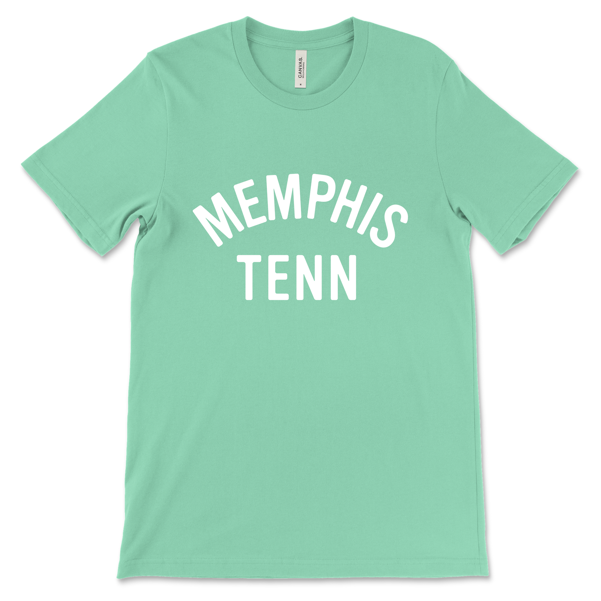 A mint green MEMPHIS TENN TEE with the words "Choose901" printed in white block letters across the chest.