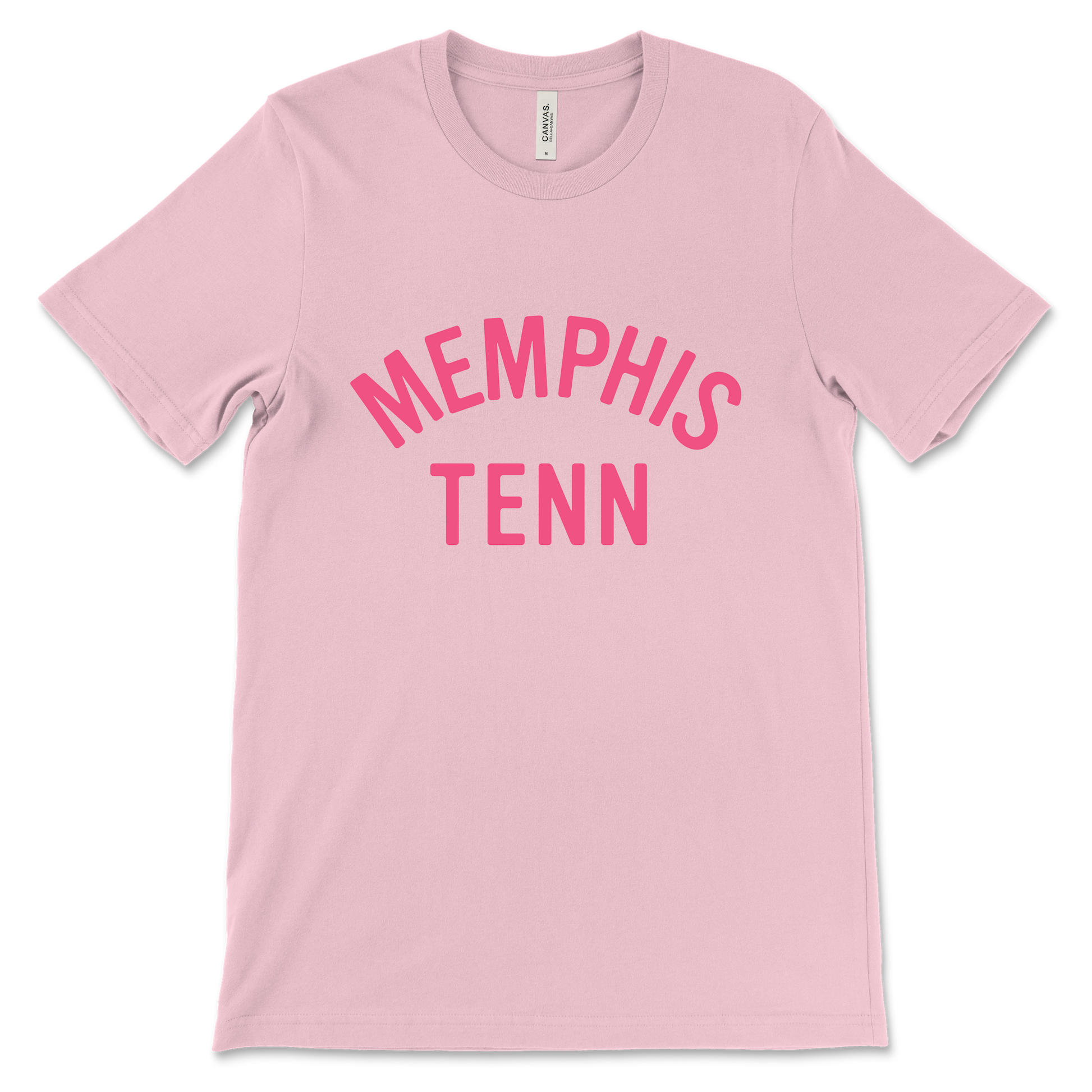 Pink MEMPHIS TENN TEE with Choose901 text in red block letters.